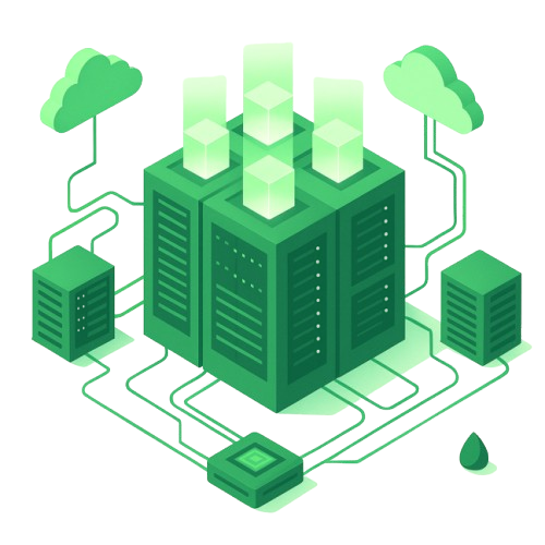 Minecraft server hosting illustration